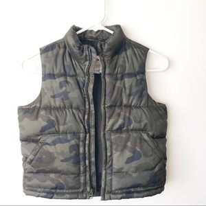 Old Navy Camo Puffy Vest